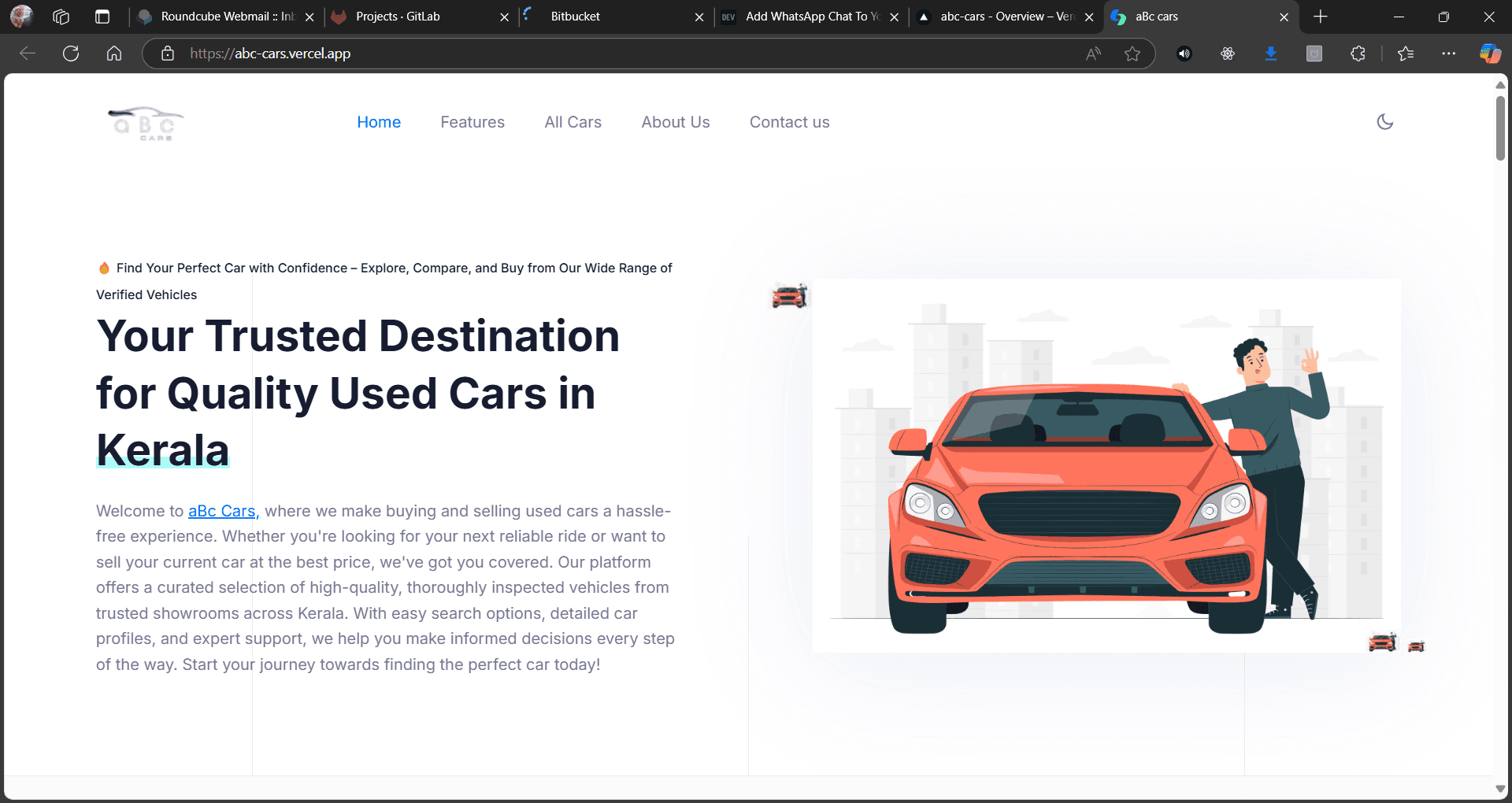Used Car Showroom - Automotive sales platform