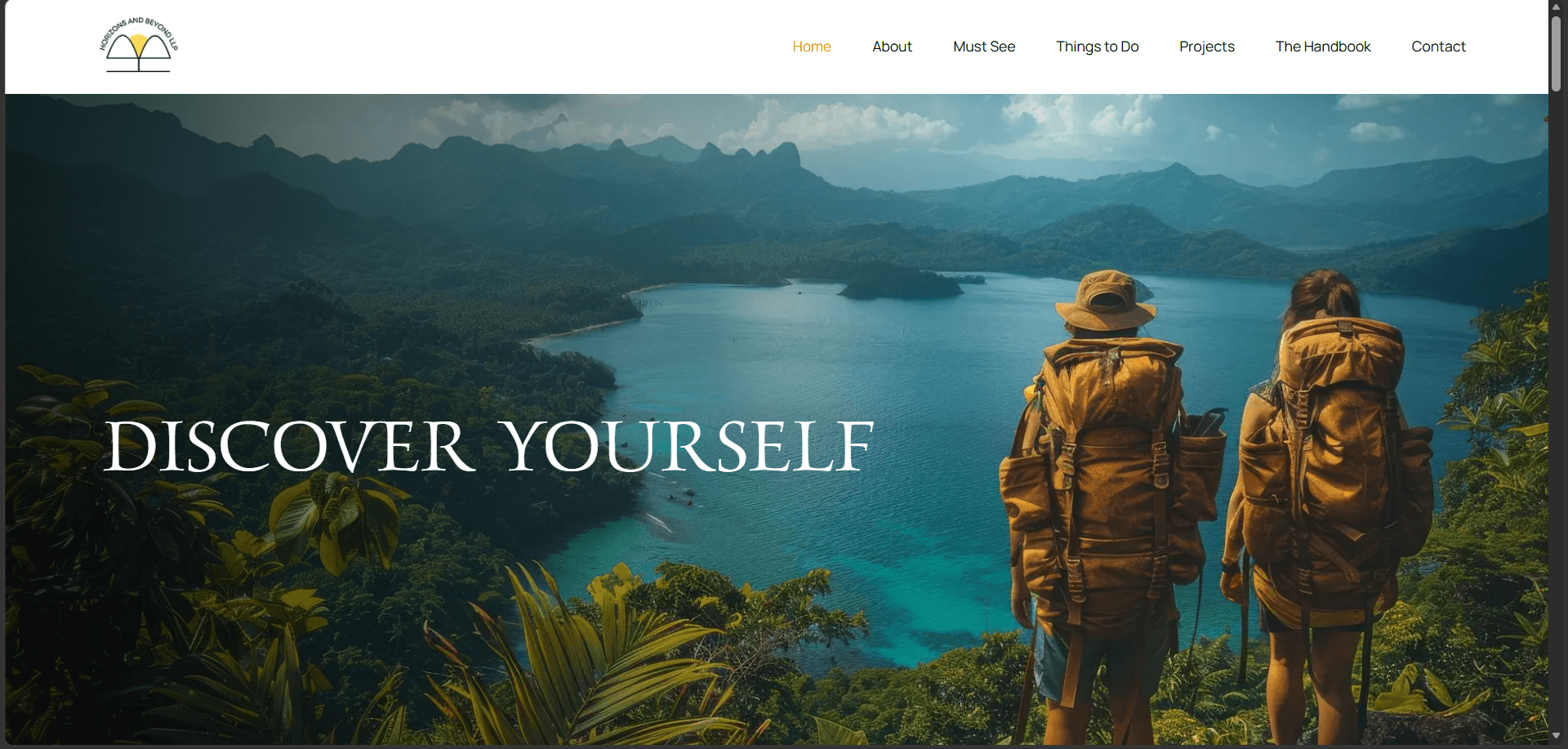 Horizons & Beyond — Dynamic business website