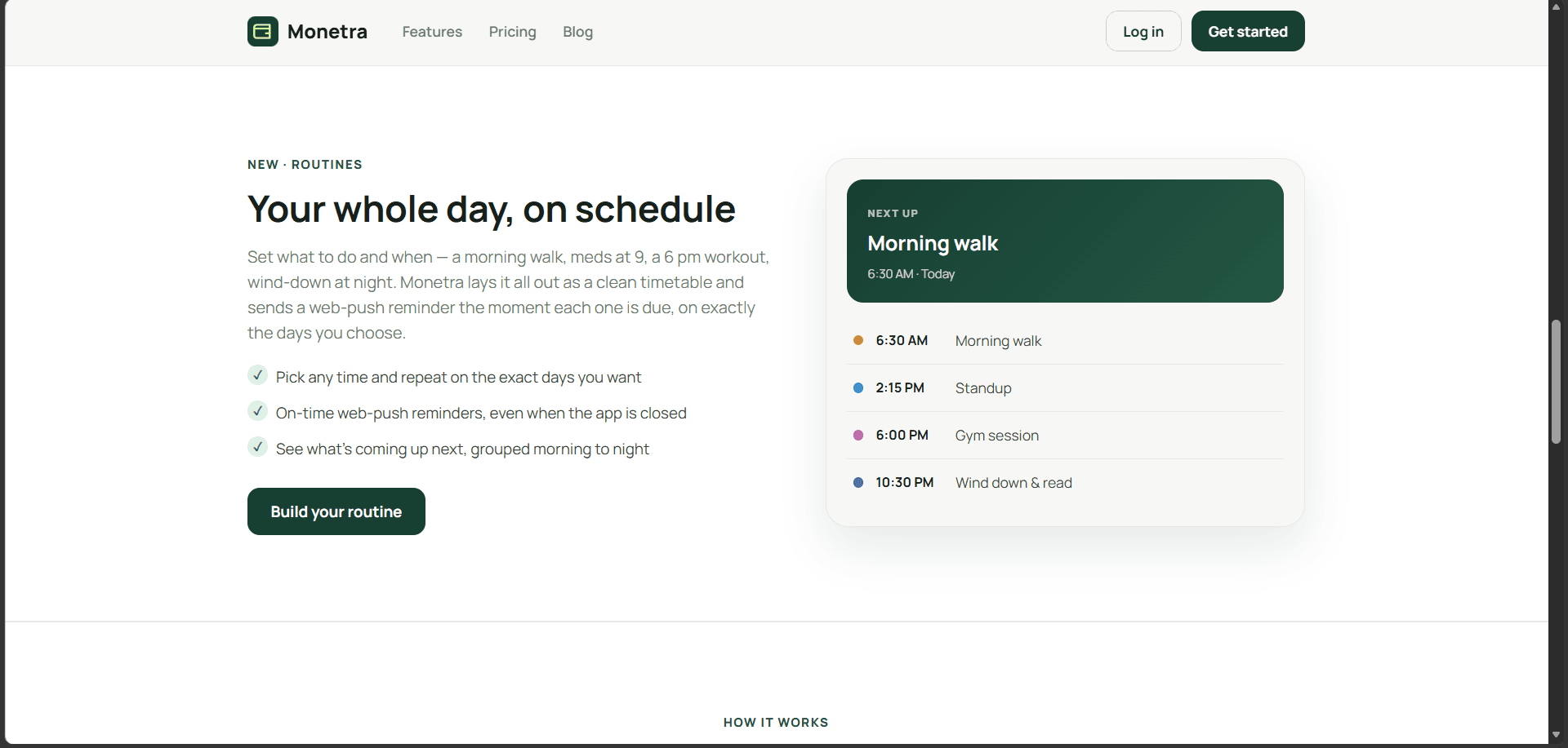 Monetra interface, view 4